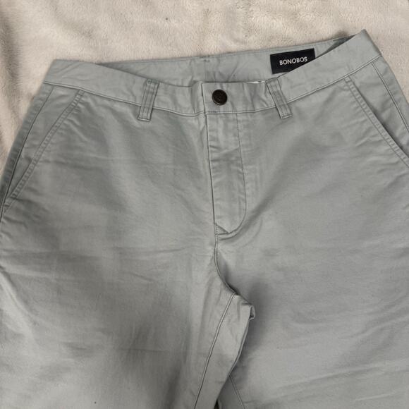 Bonobos Straight Blue Pants Men’s 33/32 - Picture 3 of 9